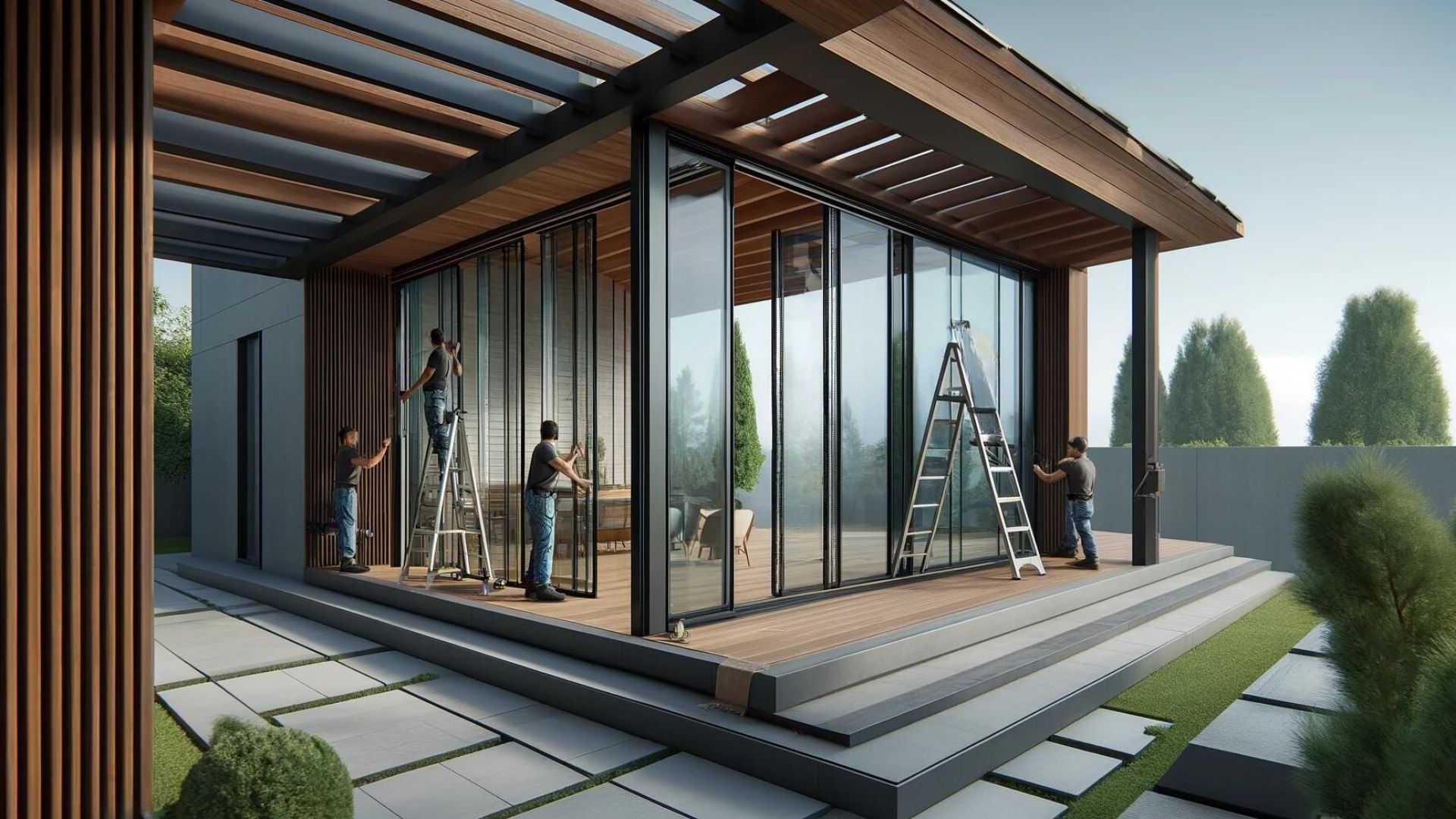 Pergole Giyotin Cam Sistemleri